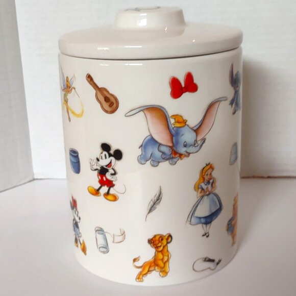 Disney 100 Years of Magic 100th Multi Character Ceramic Canister 2001 - Picture 5 of 7